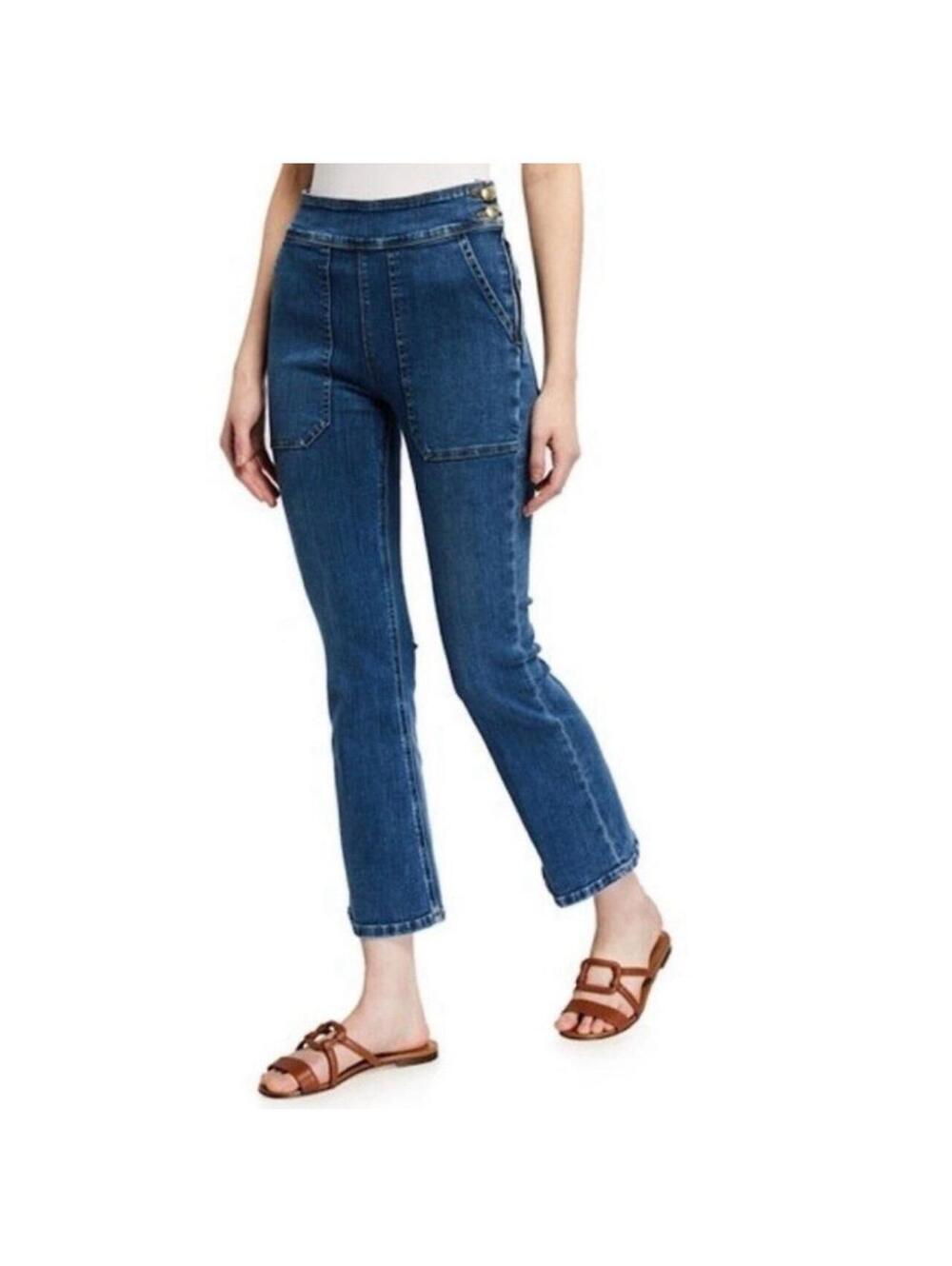 FRAME Le Francoise Cropped Flare Jeans Sz 25” mid rise bootcut